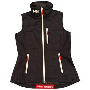 Helly Hansen Crew Vest Womens XS Blue Navy Sailing Water Wind Resistant Full Zip